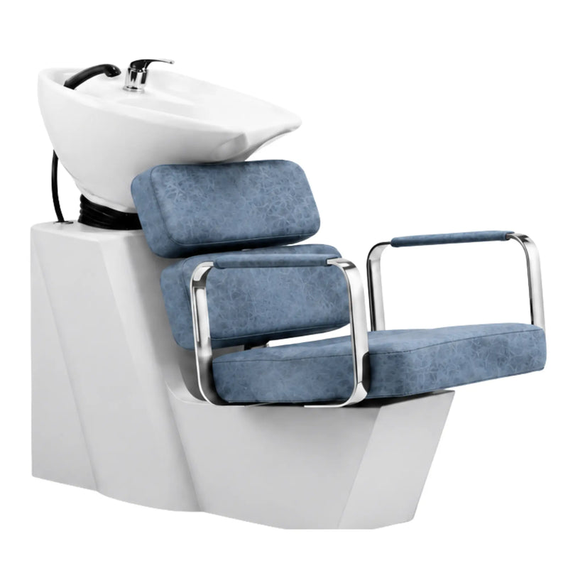 Barber Signature Oasis Shampoo bowl blue color cushions