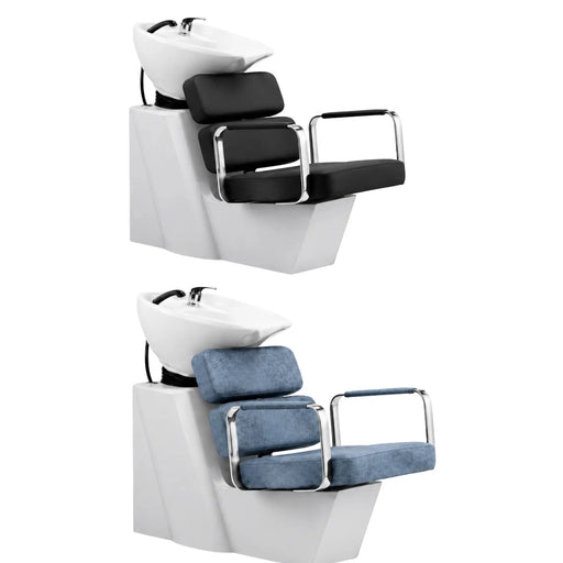 Barber Signature Oasis Shampoo bowl in assorted colors black and blue