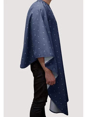barber strong cutting cape shield blue