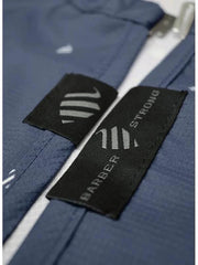 barber strong cutting cape shield blue