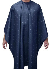 barber strong cutting cape shield blue