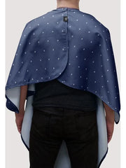 barber strong cutting cape shield blue