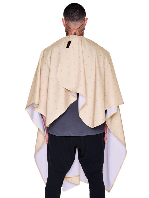 barber strong cutting cape shield khaki