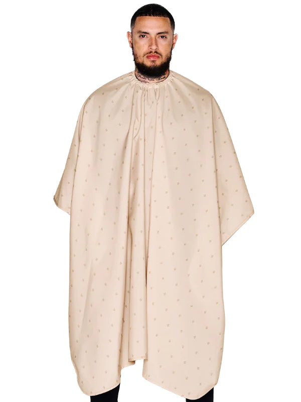 barber strong cutting cape shield khaki