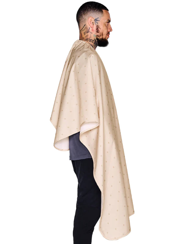 barber strong cutting cape shield khaki