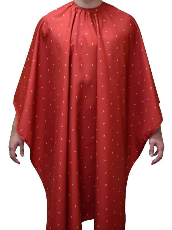 barber strong cutting cape shield red