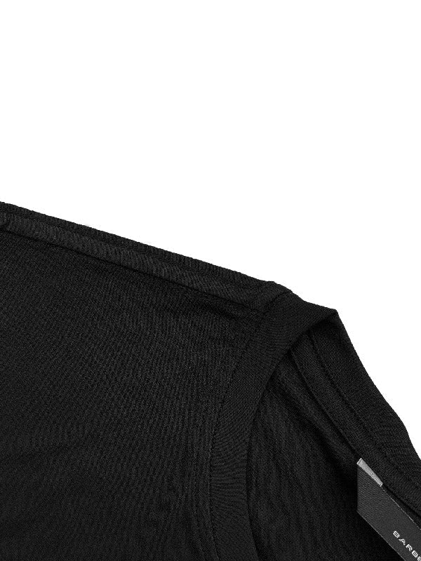 barber strong the barber tech tee long sleeve