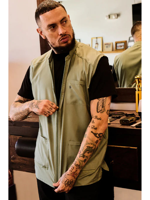 barber strong the barber vest