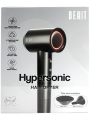 BEAUT Hypersonic Hair Dryer Grey | Powerful & Lightweight Styling