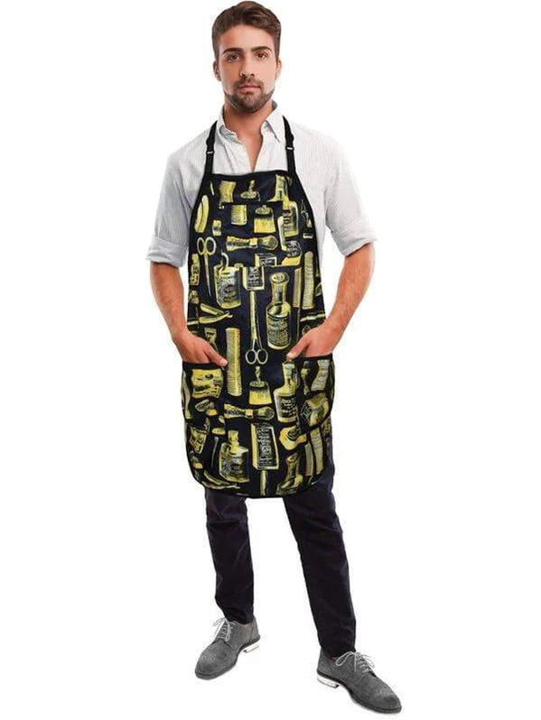 betty dain limited edition vintage gold barber apron