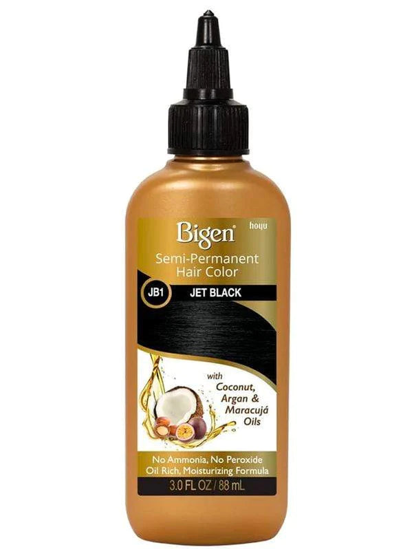 bigen semi permanent hair color jet black