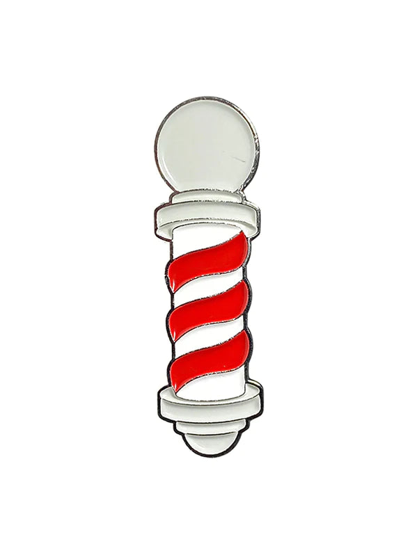 blood veins bandages barber pole barber pin red