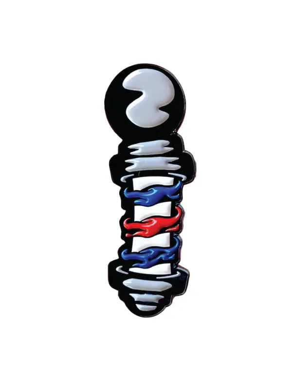 Blood Veins & Bandages Barber Pole Cartoon Pin #BVB2309