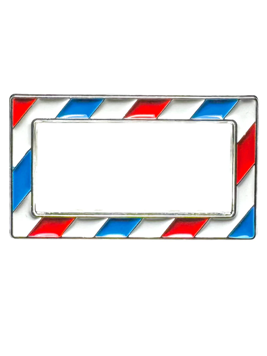 Blood Veins & Bandages Barber Stripes Frame Batterman Barber Pin #BVB52038