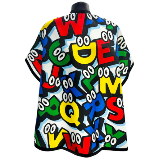 Blood, veins and bandages kids barber cape ABC design