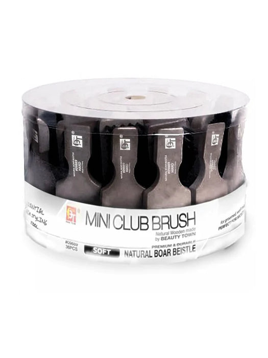 bt mini club brush black soft