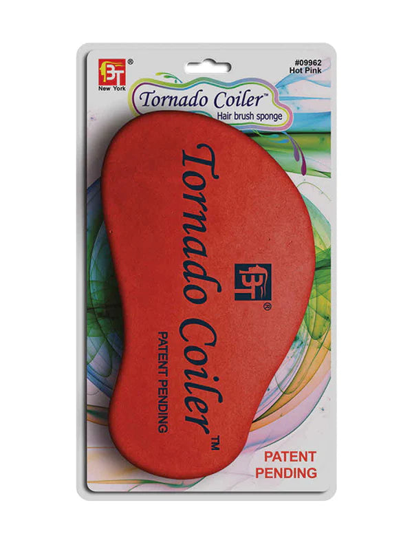 bt tornado coiler hair brush sponge