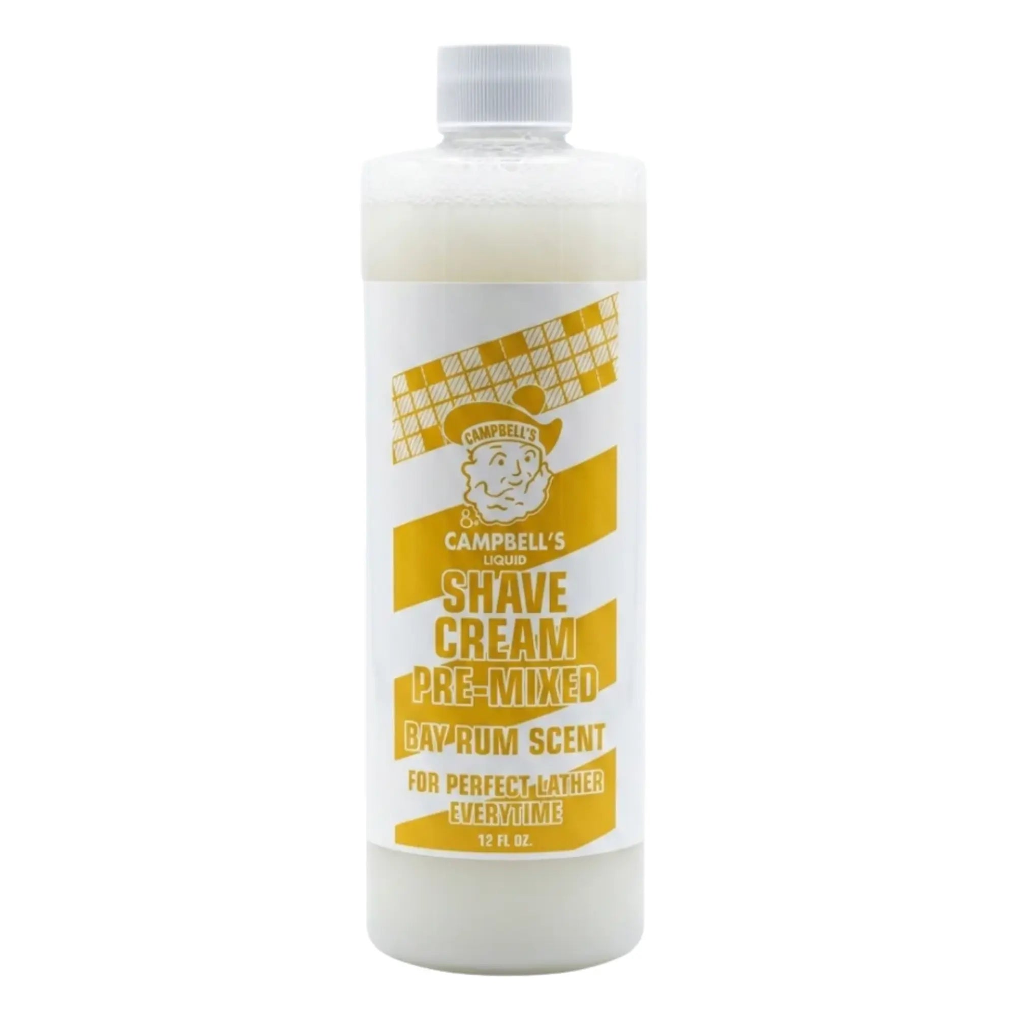 Campbell's Pre-Mixed Shave Cream 12oz — Vip Barber Supply