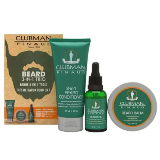 Clubman Beard 3 Piece Kit