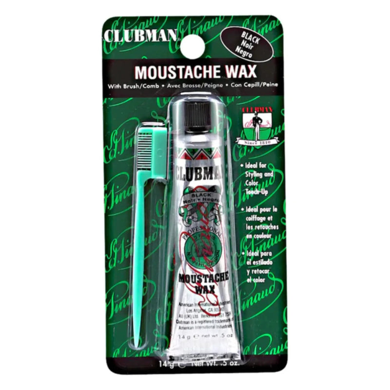 Clubman Pinaud Moustache Wax Black