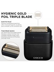 Cocco impacto shaver gold foil head