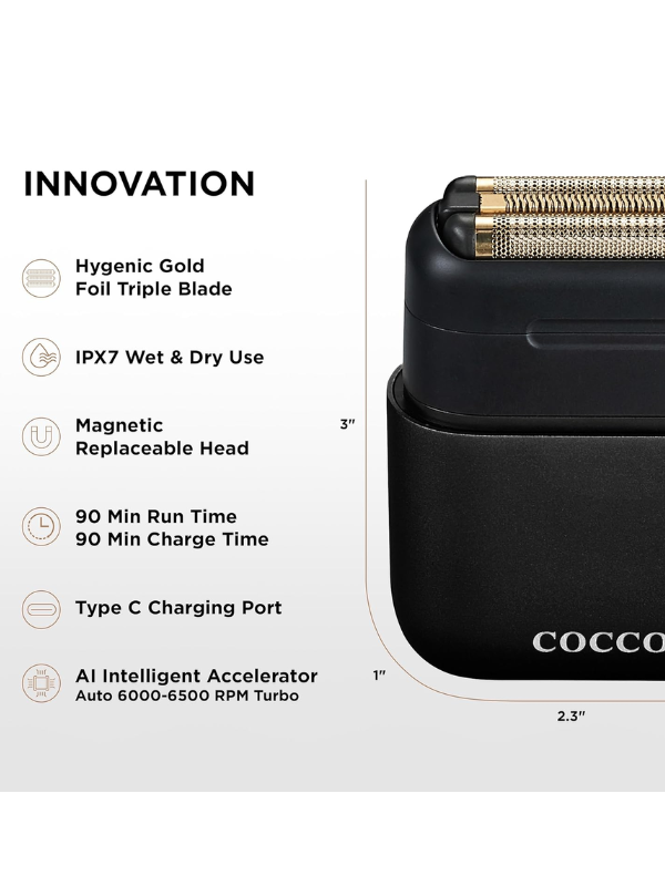 Cocco impacto shaver aspects