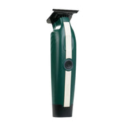Cocco Veloce Lite green trimmer front view with power button, cordless professional hair cutting and edging tool