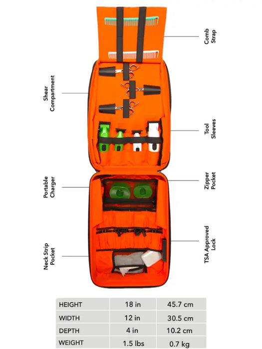 Cocco Mobile Barber Station Backpack