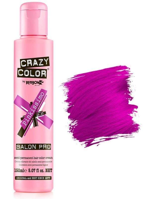 Crazy Color Semi-Permanent Hair Dye 150ML - Bold & Vibrant Shades