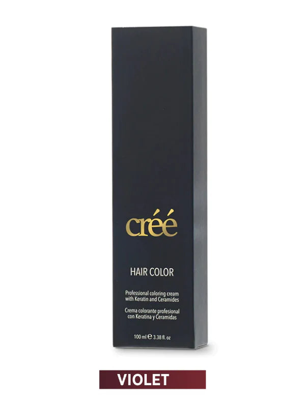 cre permanent hair color violet