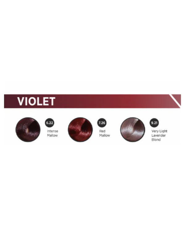 cre permanent hair color violet