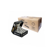 Derby Shaving razor blades in a box with a cardboard box labeled 'Derby' in the background.