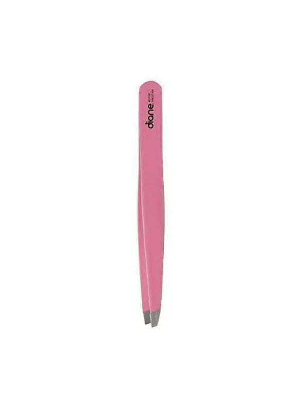 Diane Slant Tip Tweezers Pink