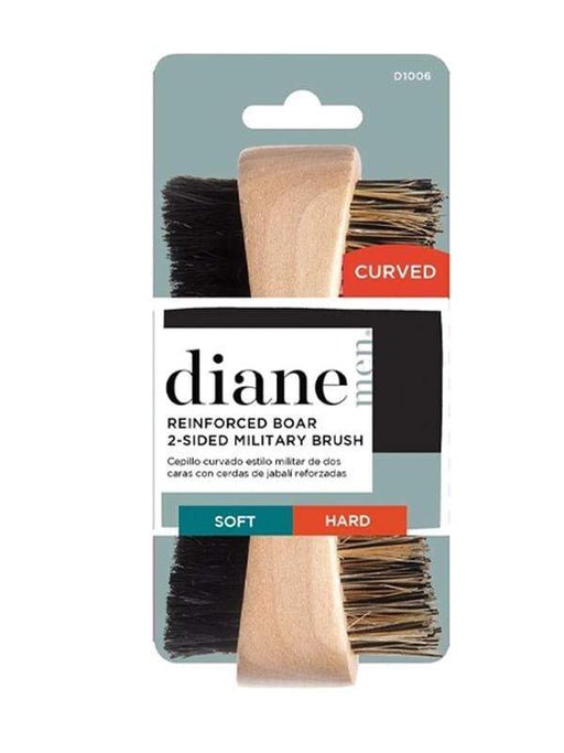 diane curved reinforced boar 2 sided military brush