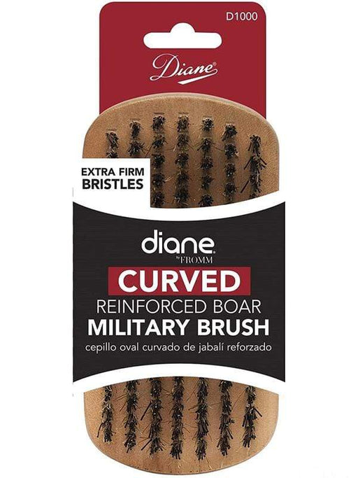 diane curved reinforced boar military brush