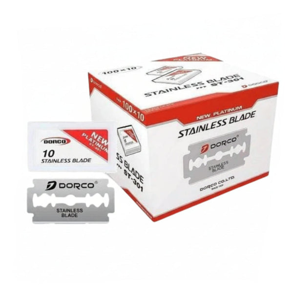 Dorco Platinum Stainless Double Edge Blades — Vip Barber Supply