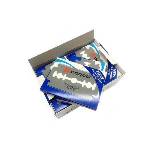 dorco double edge blades blue 100 ct