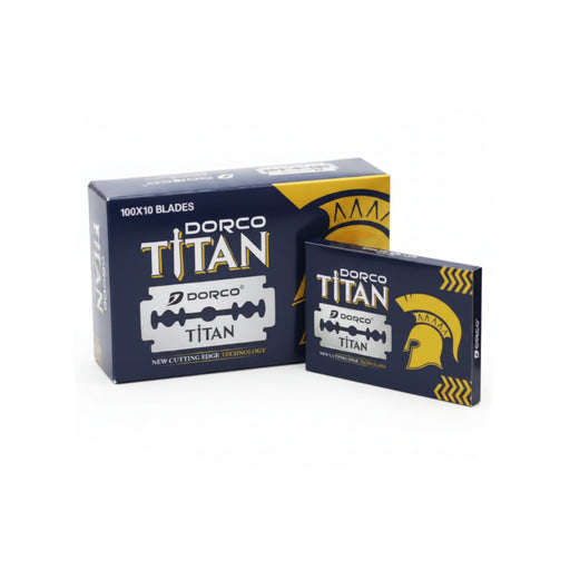 dorco double edge blades titan 100 ct