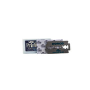 Two razor blades with 'Prime' and 'Dorco' branding on a white background