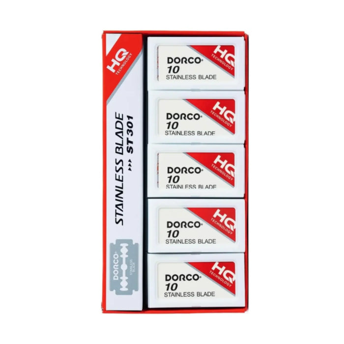 Dorco Red Double Edge Blades Original Box 10pcs