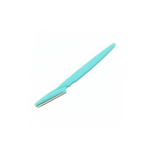 Turquoise blade on a white background