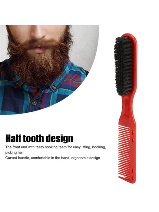 Double Headed Styling Beard Brush & Comb