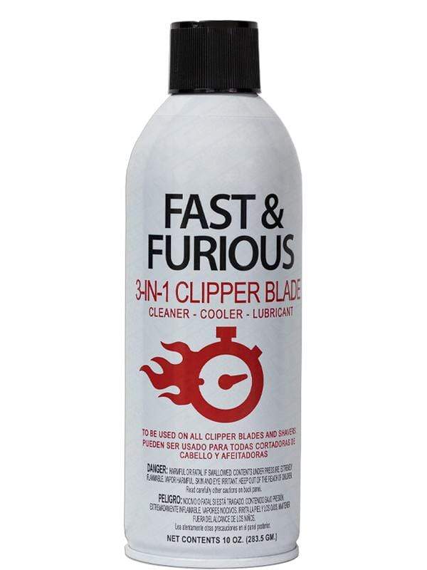 Fast & Furious 3-IN-1 Clipper Blade Spray 10oz: Clean, Cool