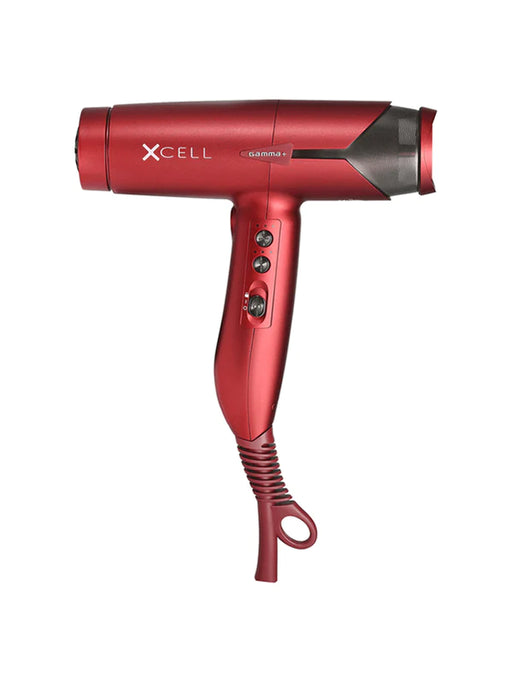 gamma xcell hair dryer red
