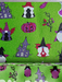 StyleTek Hauntin with the Gnomies 5" x 11" 500 Heavy Embossed Sheets