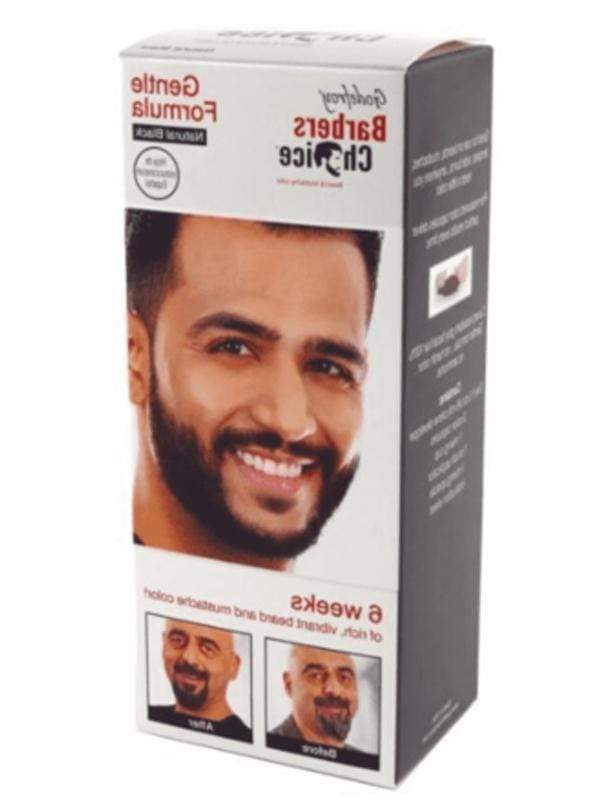 Godefroy Barbers Choice 3 Application Beard and Mustache Color "Natural Black"