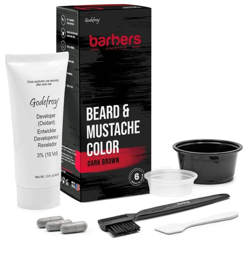 godefroy barbers choice 3 application beard mustache color