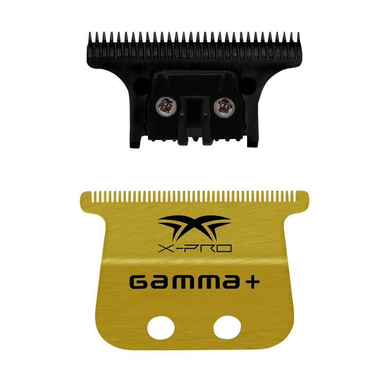 Gamma Gold X-Pro Wide Fixed Trimmer Blade with DLC Deep Tooth Cutter #GP527GB
