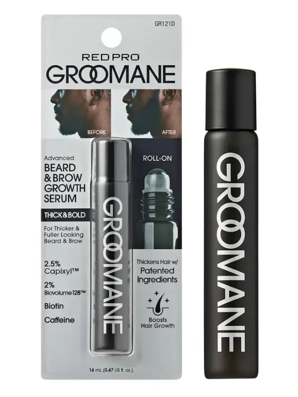 RED Pro Groomane Sérum para el Crecimiento de la Barba - 0.47 fl.oz