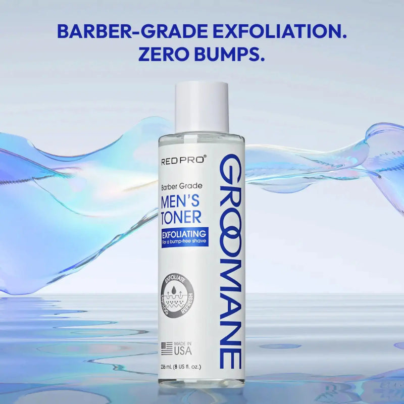 Groomane Men’s Exfoliating Toner for Razor Bumps